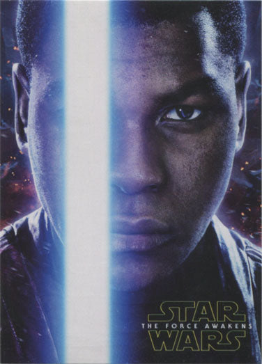 Star Wars the Force Awakens Series 2 Character Poster Card 2 Finn