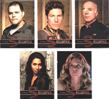Battlestar Galactica Season 4 Final Five Chase Card Set