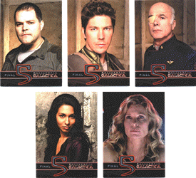 Battlestar Galactica Season 4 Final Five Chase Card Set