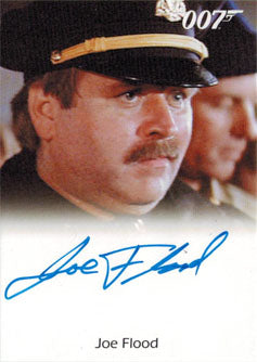 James Bond Autographs & Relics Autograph Card Joe Flood as Police Captain