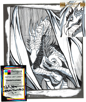 Breygent World of Fantasy Sketch Z-Card by Jason Flowers