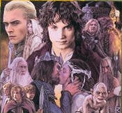 Lord of the Rings Masterpieces Series 2 Etched-Foil Complete 6 Card Set