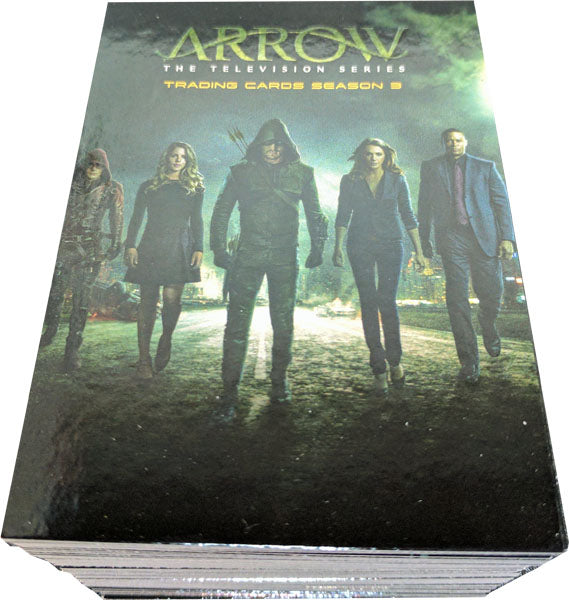 Arrow Season 3 Complete 72 Card Silver Foil Parallel Base Chase Set