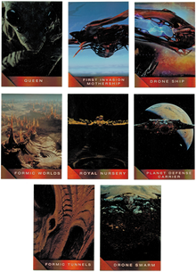 Enders Game Movie Formic Foil Complete 8 Card Chase Set