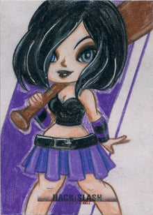 Hack/Slash Cute As Hell 5finity 2019 Sketch Card by Jme Foronda V1