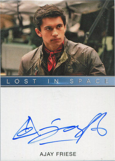 Netflix Lost in Space Season 1 Autograph Card Ajay Friese as Vijay Dhar FB