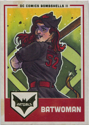 DC Bombshells 2 II Gold Deco Foil Batgirls Chase Card G1 Batwoman