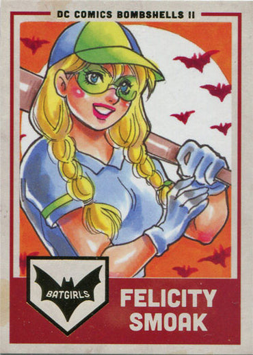 DC Bombshells 2 II Gold Deco Foil Batgirls Chase Card G5 Felicity Smoak