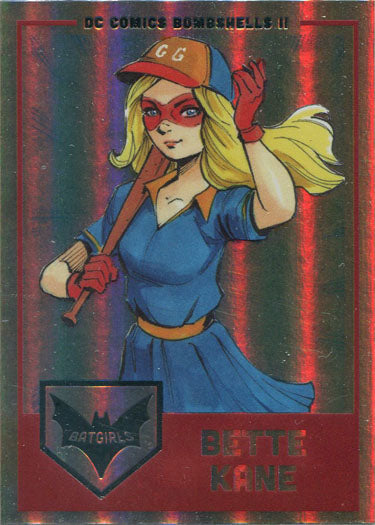 DC Bombshells 2 II Rainbow Foil Batgirls Chase Card G8 Bette Kane