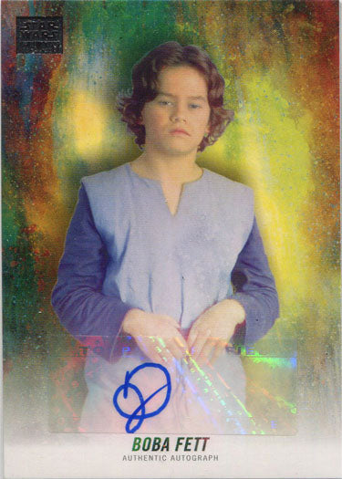 Star Wars Galaxy 2018 Autograph Card GA-DL Daniel Logan as Boba Fett