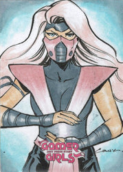 2023 5finity Gamer Girls Sketch Card Andres Cruz V2