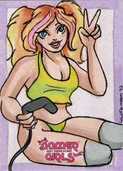 2023 5finity Gamer Girls Sketch Card Maryanne English-Betie V1