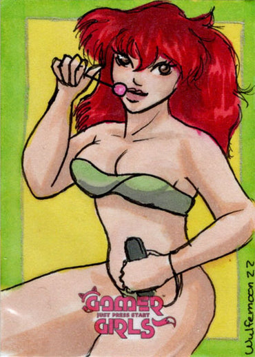 2023 5finity Gamer Girls Sketch Card Maryanne English-Betie V2