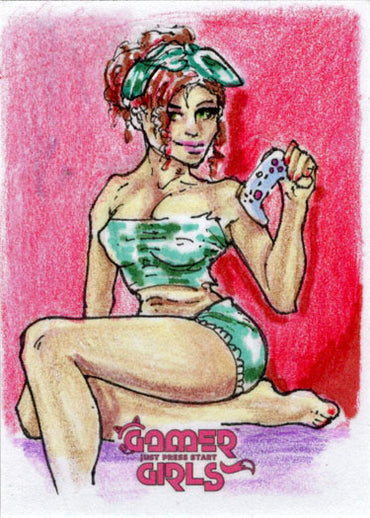 2023 5finity Gamer Girls Sketch Card Max Arrington