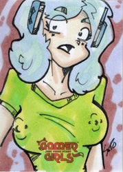 2023 5finity Gamer Girls Sketch Card Omar Soto V1