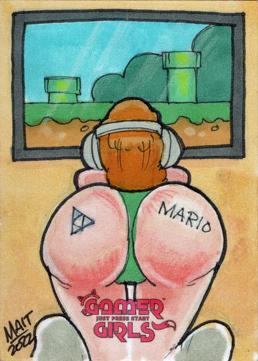 2023 5finity Gamer Girls Sketch Card Paul Maitland