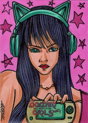 2023 5finity Gamer Girls Sketch Card Ulisses Gabriel V1