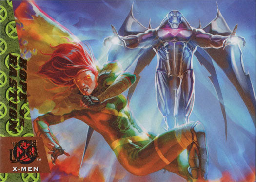 X-Men 2018 Fleer Ultra Greatest Battles Chase Card GB10 Hope vs. Bastion