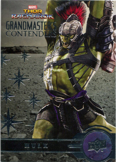 Thor Ragnarok Movie GC2 Grandmasters Contenders Chase Card Hulk