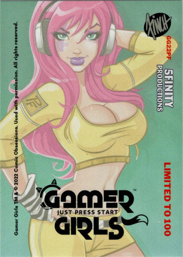 2023 5finity Gamer Girls Promo Card GG22PF /100