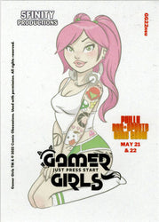2022 5finity Gamer Girls Philly Non-Sports Card Show Promo Card GG22nsu