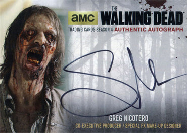 Walking Dead Season 4 Part 1 Autograph Card GN4 Greg Nicotero