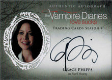 Vampire Diaries Season 4 Autograph Card GP Grace Phipps as April Young