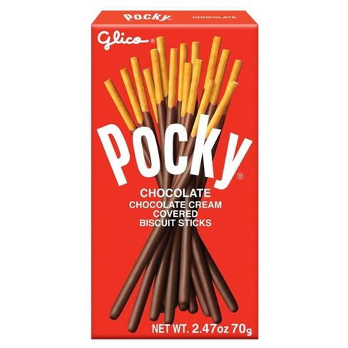 Pocky Chocolate Cream Covered Biscuit Sticks 1.4 oz Box