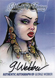 Breygent World of Fantasy Autograph Z-Card ZA-GW1 by George Webber