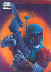 Star Wars Galaxy Series 2 P6 Boba Fett Promo Card