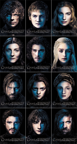 Game of Thrones Season Three Gallery Complete 12 Card Chase Set