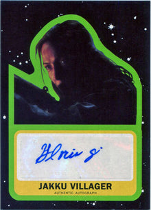 Star Wars Journey to Last Jedi Autograph Card A-GGA Green Gloria Garcia