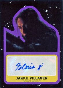 Star Wars Journey to Last Jedi Autograph Card A-GGA Purple Gloria Garcia 01/99
