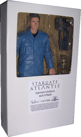 Stargate Atlantis Garrision Uniform Jack O'Neill White Box Action Figure
