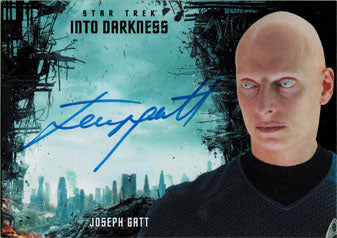 Star Trek Movies 2014 Into Darkness Autograph Card Joseph Gatt as 0718 V2
