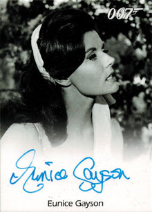 James Bond Archives 2014 Autograph Card Eunice Gayson as Sylvia Trench