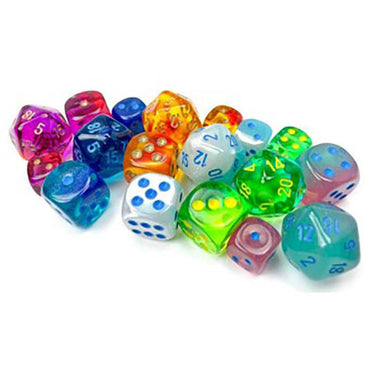 Chessex Gemini 7 Count Polyhedral Dice Set