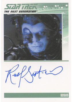 Star Trek TNG Heroes & Villains Autograph Card Richard Gilbert-Hill as Bosus