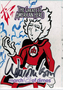Greatest American Hero Benjamin Glendenning Sketch William Katt Autograph Card