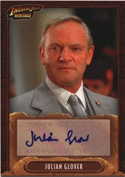 Indiana Jones Heritage Julian Glover as Walter Donovan Autograph Card