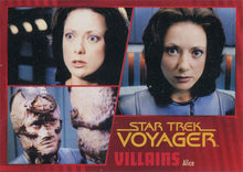 Star Trek Voyager Heroes & Villains Gold Parallel Base 13 Chase Card 065/100