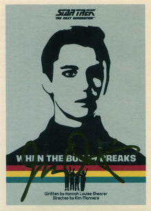 Star Trek TNG Portfolio Prints S1 Base 17 Parallel Gold Chase Card 008/125