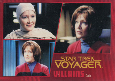 Star Trek Voyager Heroes & Villains Gold Parallel Base 26 Chase Card 060/100