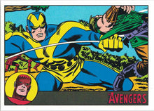 Marvel Avengers Silver Age 30 Gold Parallel Chase Card 01/10