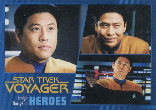 Star Trek Voyager Heroes & Villains Gold Parallel Base 5 Chase Card 035/100