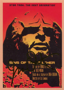 Star Trek TNG Portfolio Prints S1 Base 65 Parallel Gold Chase Card 090/125