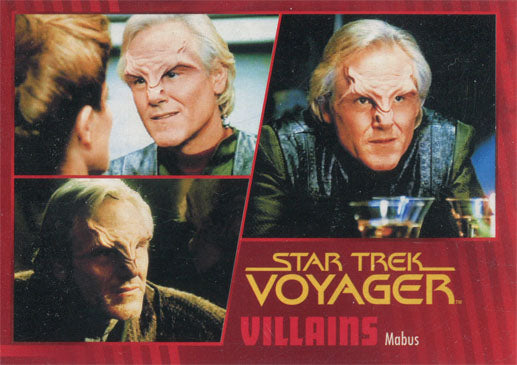 Star Trek Voyager Heroes & Villains Gold Parallel Base 65 Chase Card 084/100