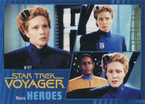 Star Trek Voyager Heroes & Villains Gold Parallel Base 71 Chase Card 090/100