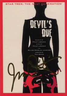 Star Trek TNG Portfolio Prints S1 Base 87 Parallel Gold Chase Card 063/125