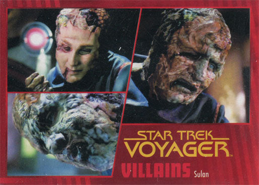 Star Trek Voyager Heroes & Villains Gold Parallel Base 88 Chase Card 022/100